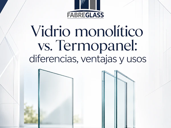 ¿Conoces las diferencias entre el vidrio monolítico y el termopanel?