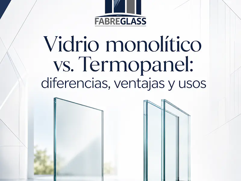 ¿Conoces las diferencias entre el vidrio monolítico y el termopanel?