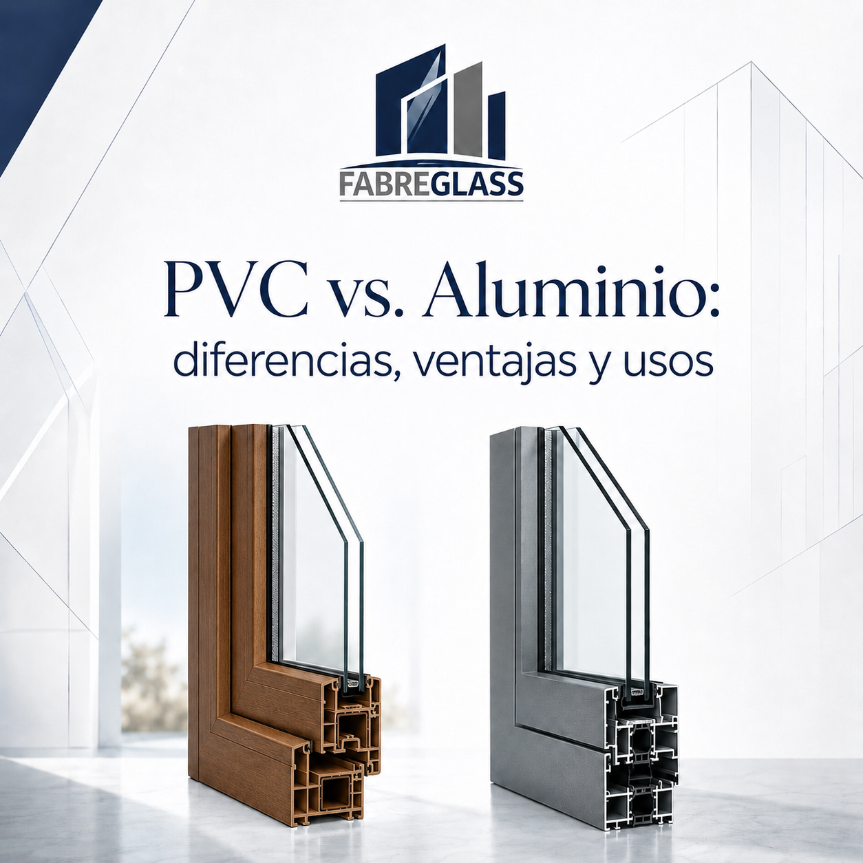 PVC vs. Aluminio: diferencias, ventajas y aplicaciones recomendadas