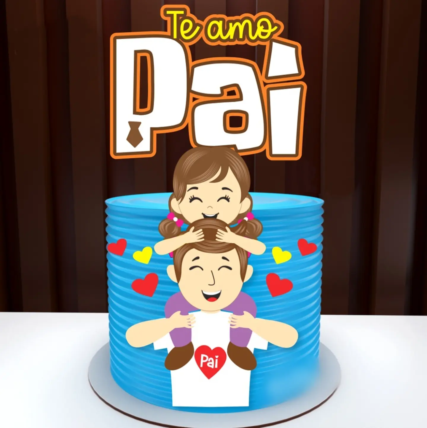 Arquivo Dia dos Pais Topo Te amo pai Menina 1