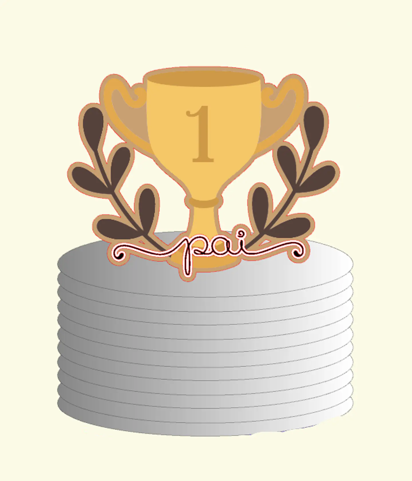 Arquivo Dia dos Pais Topo Pai Troféu 1