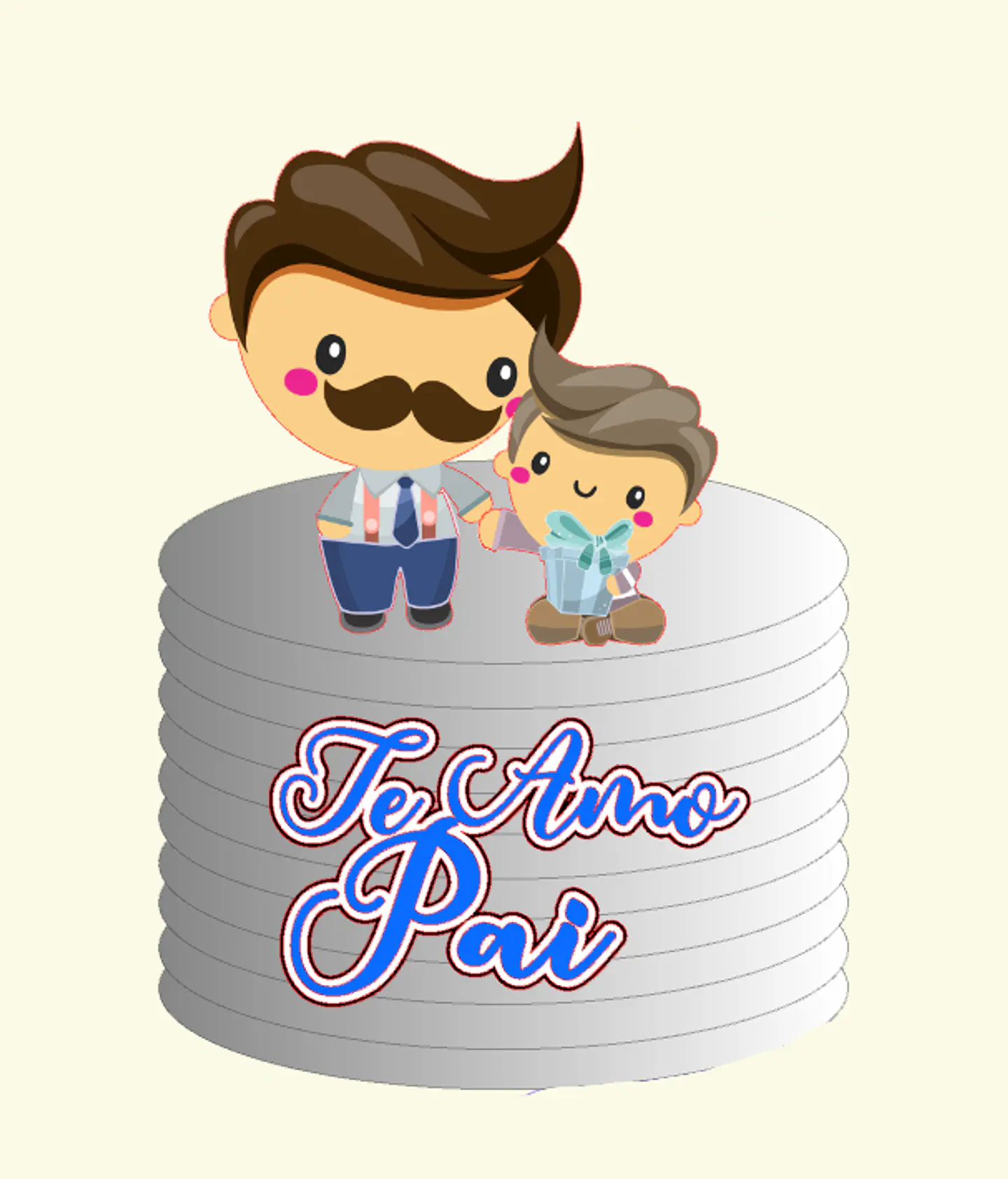 Arquivo Dia dos Pais Topo Te amo Pai Menino 1