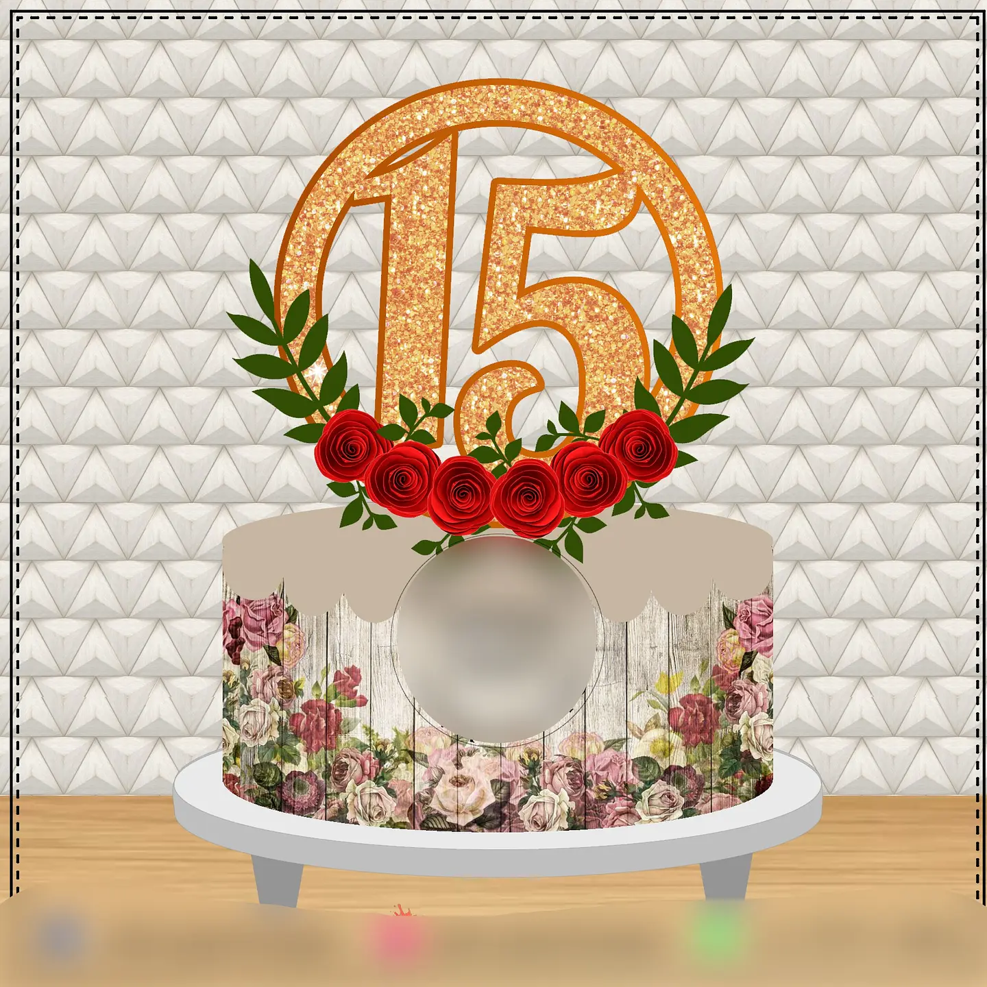 Arquivo Topo de Bolo 15 Anos 1
