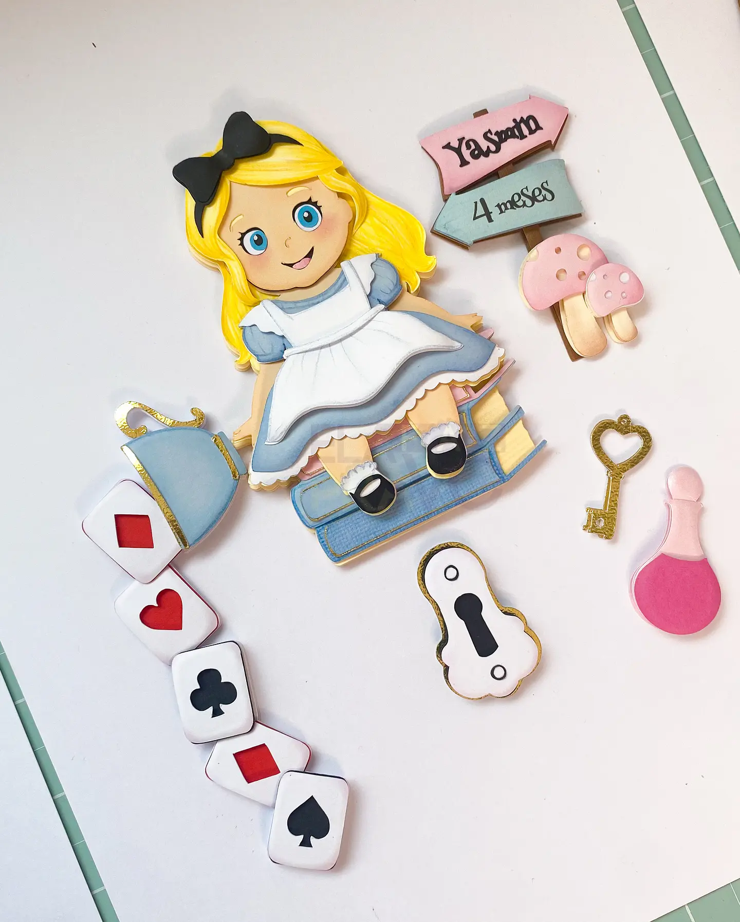 Arquivo Topo de Bolo Alice no Pais Das Maravilhas 1