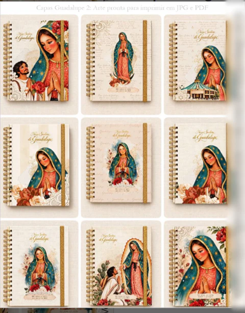 Arquivo Combo Encadernação Nossa Senhora Guadalupe 2