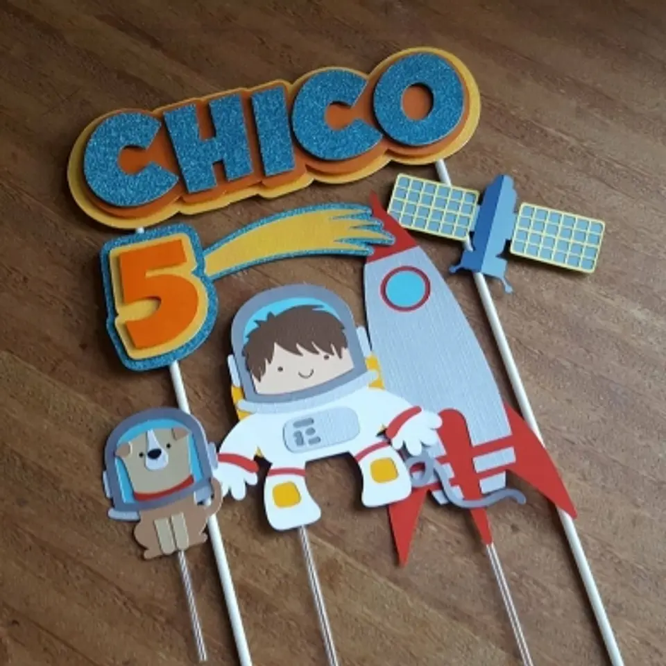 Arquivo Topo de Bolo Astronauta 1