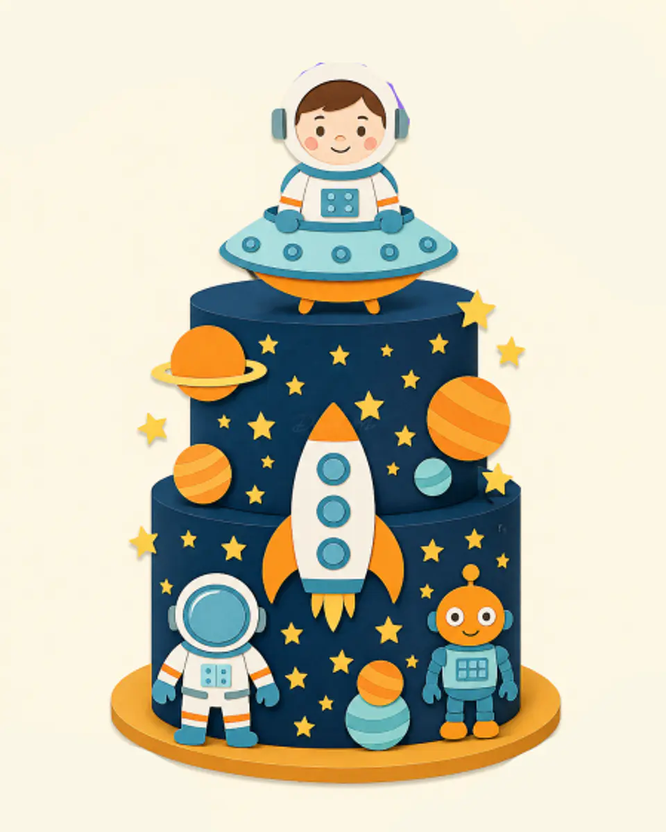 Arquivo Topo de Bolo Astronauta 1