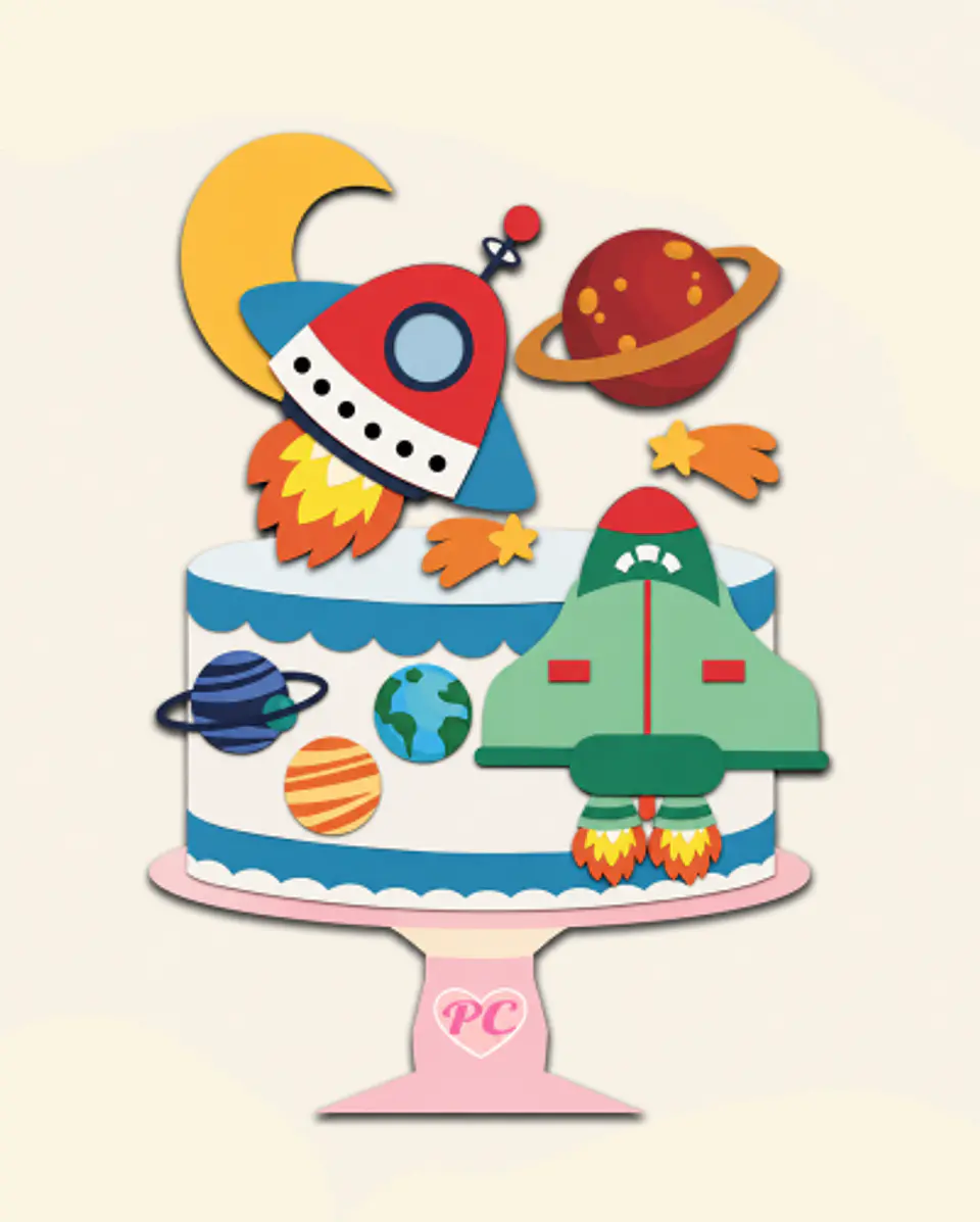 Arquivo Topo de Bolo Astronauta 1
