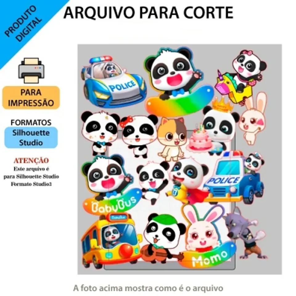 Arquivo Topo de Bolo BABY BUS 1