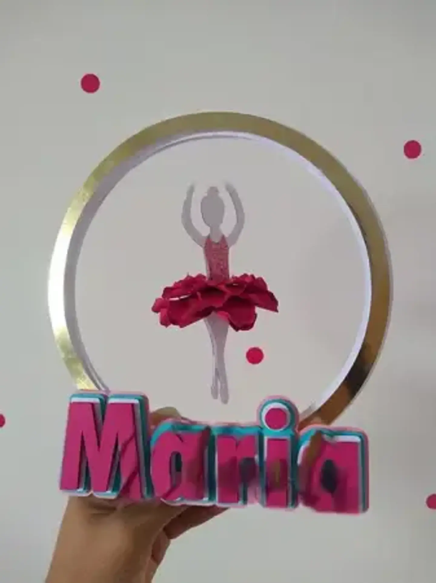 Arquivo Topo de Bolo Bailarina 1