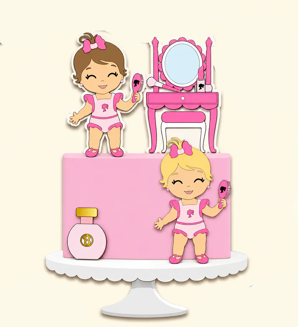 Arquivo Topo de Bolo Barbie 1