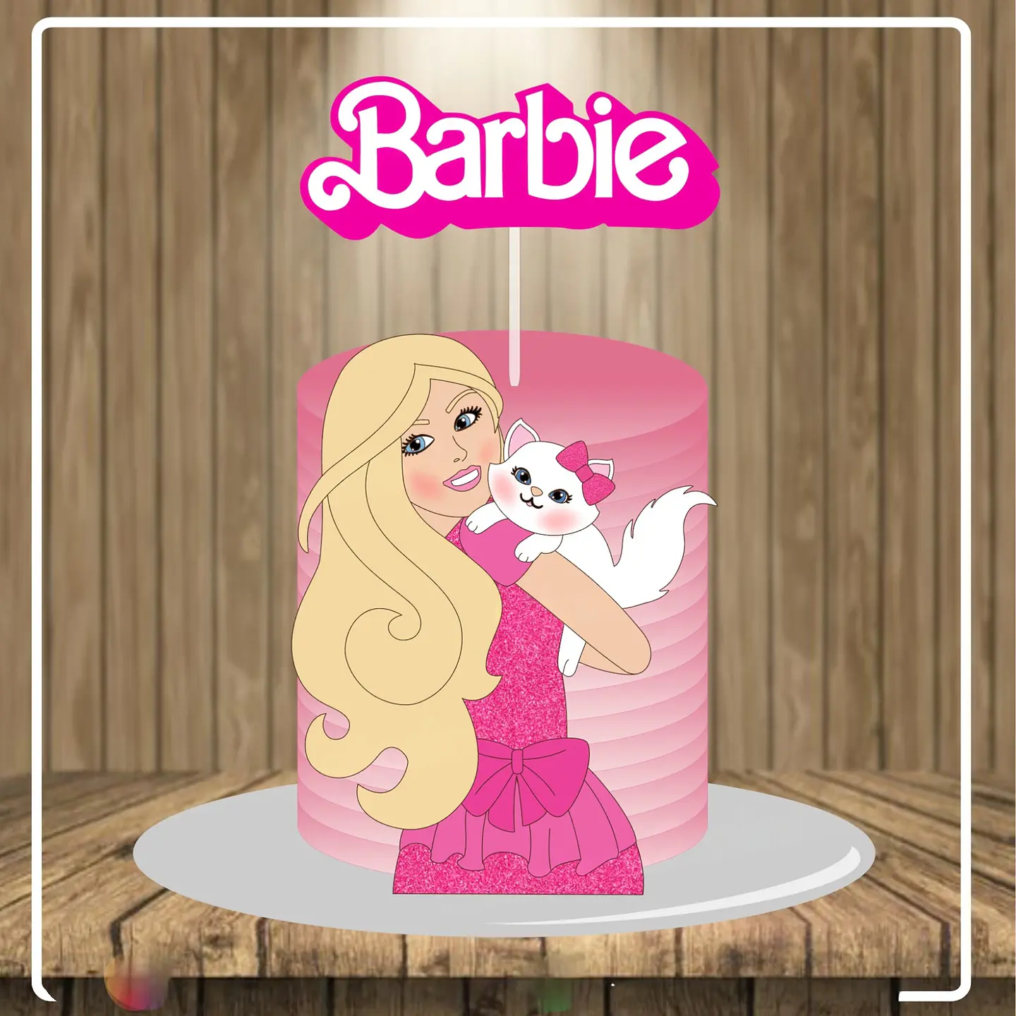 Arquivo Topo de Bolo Barbie 1