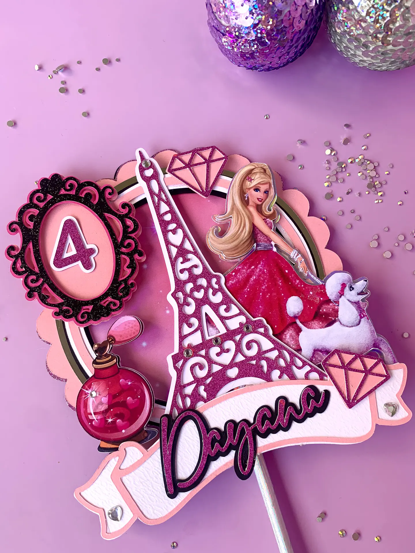 Arquivo Topo de Bolo Barbie 1