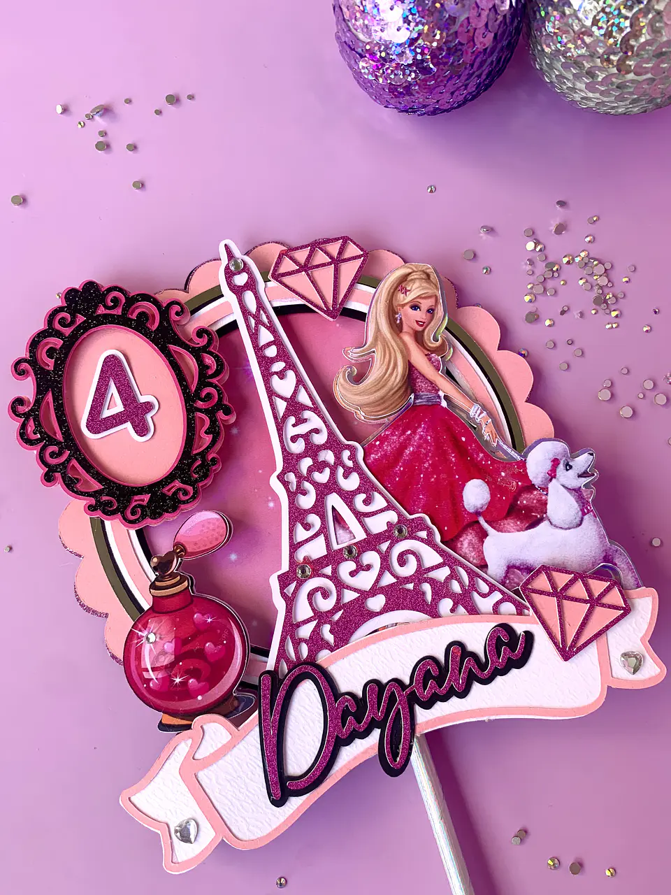 Arquivo Topo de Bolo Barbie 1