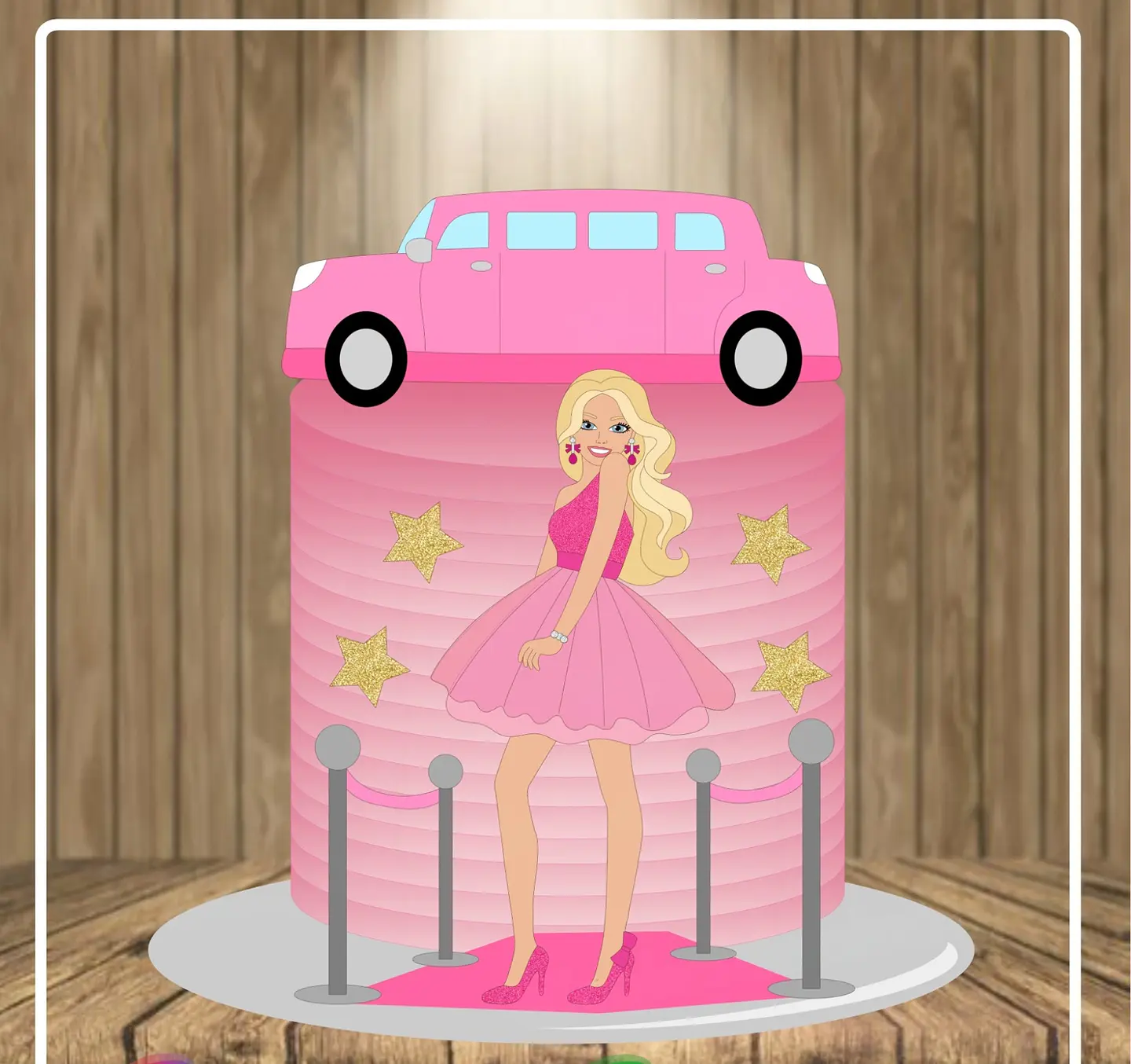 Arquivo Topo de Bolo Barbie 1
