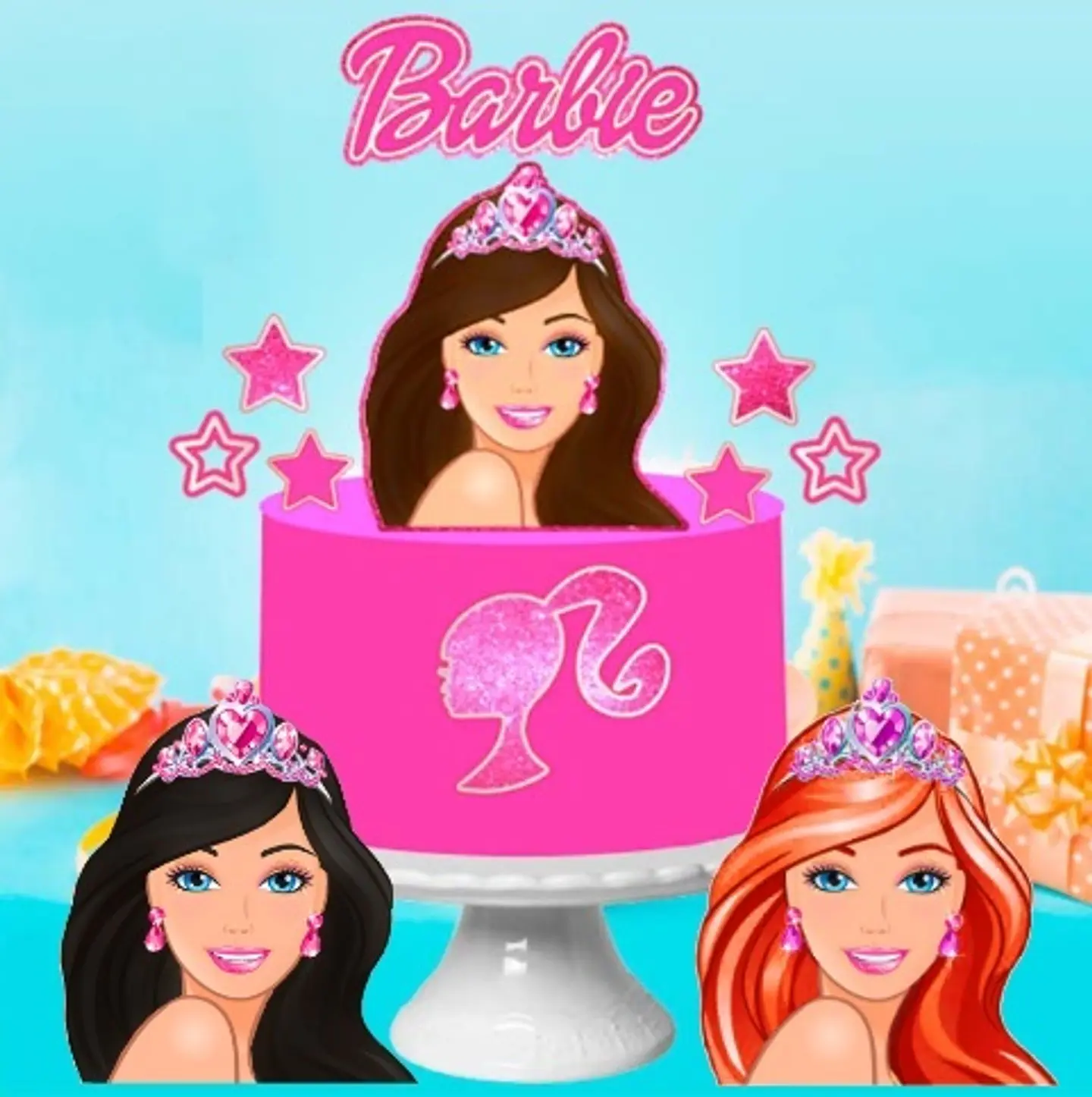 Arquivo Topo de Bolo Barbie 1