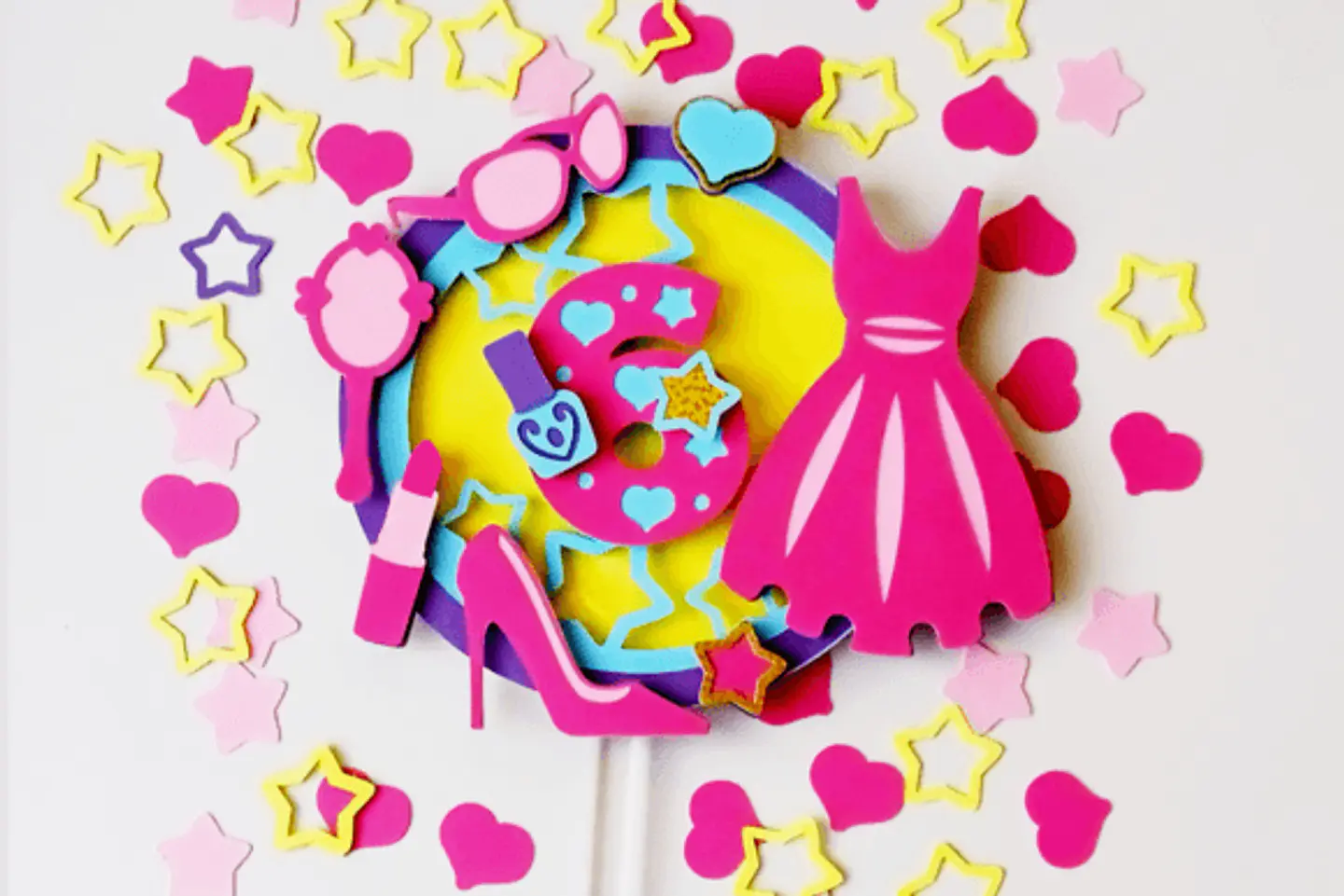 Arquivo Topo de Bolo Barbie 1