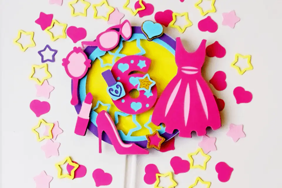 Arquivo Topo de Bolo Barbie 1