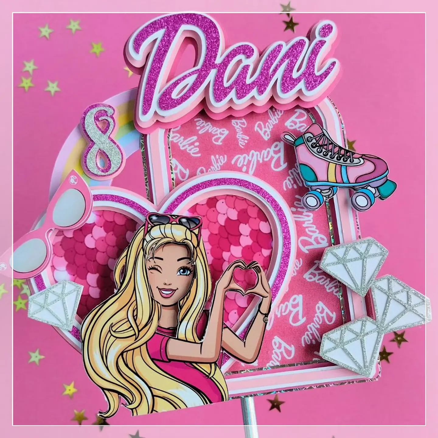 Arquivo Topo de Bolo Barbie 1