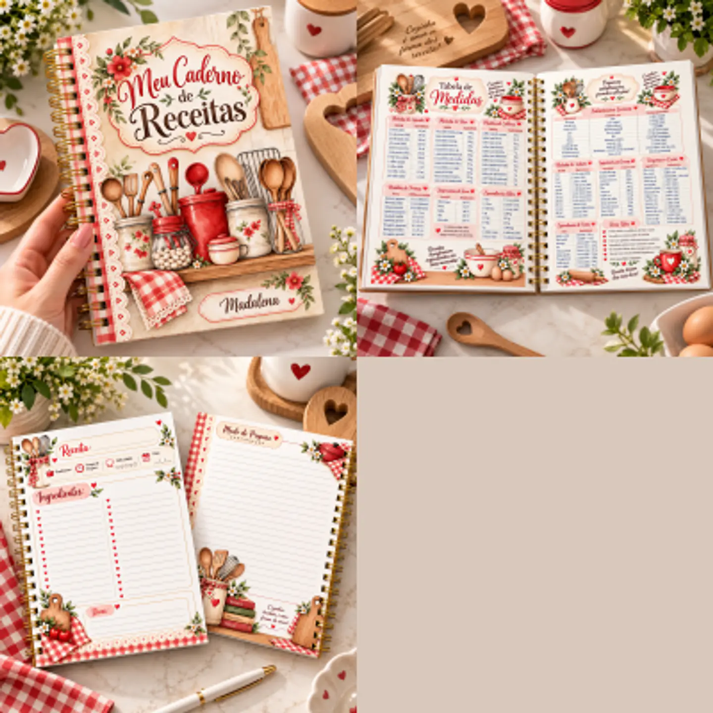 Arquivo Cozinha Vintage - Caderno de Receitas 1
