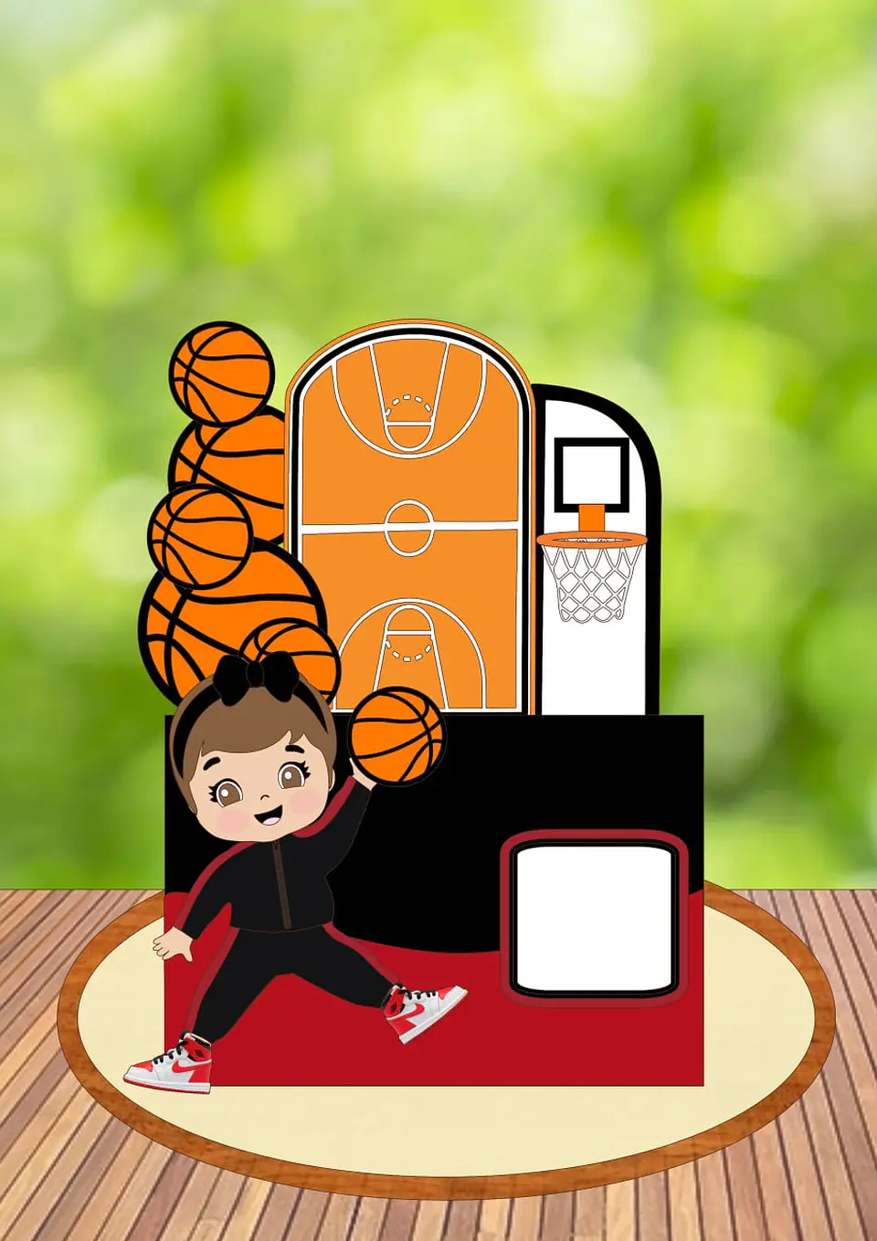 Arquivo Topo de Bolo Basquete 1