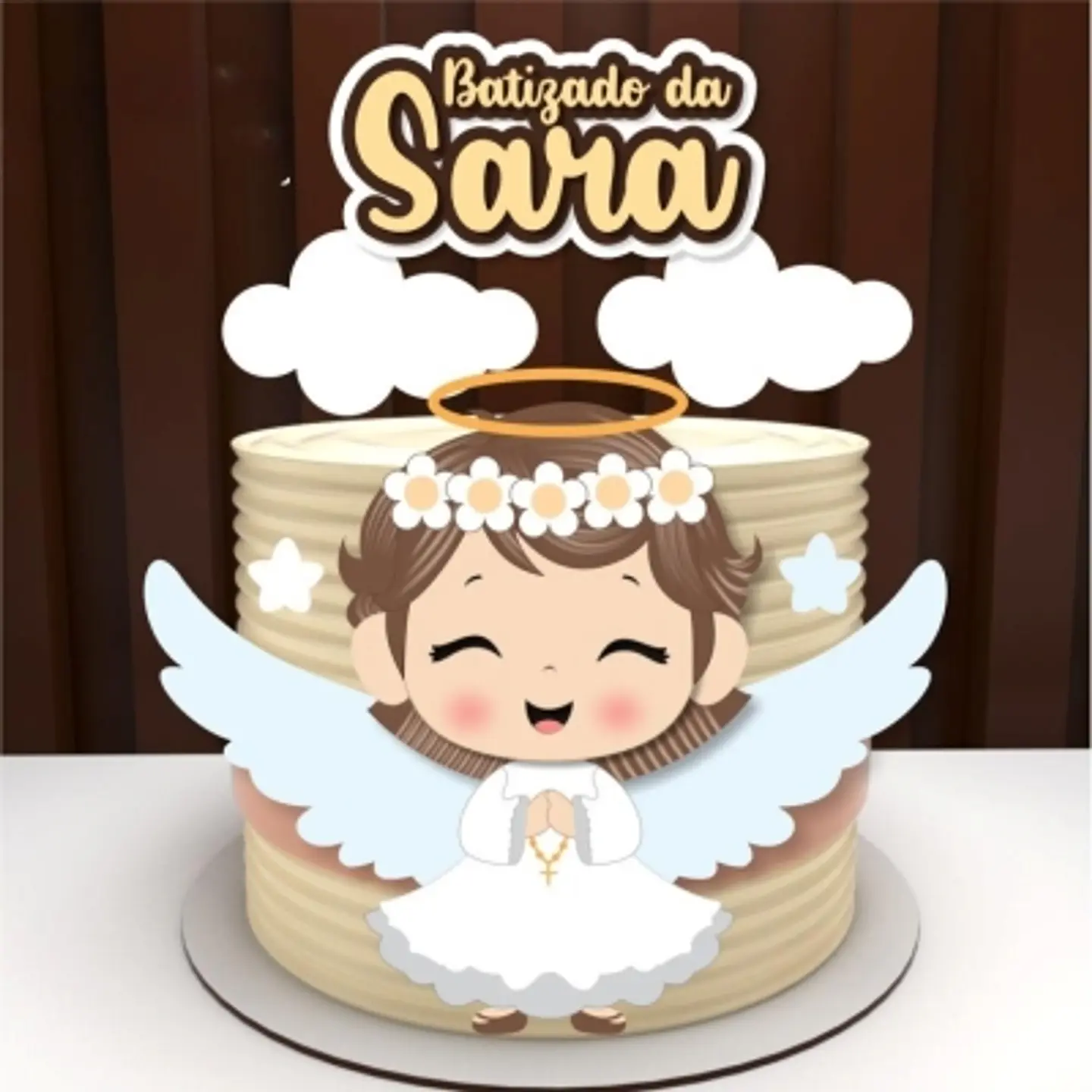 Arquivo Topo de Bolo Batizado Anjinho Menino  1