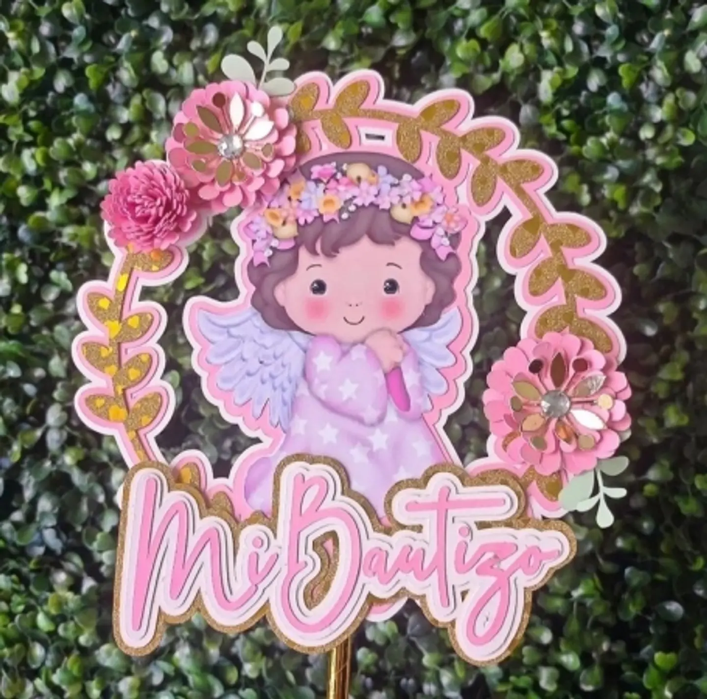 Arquivo Topo de Bolo Batizado Menina  1