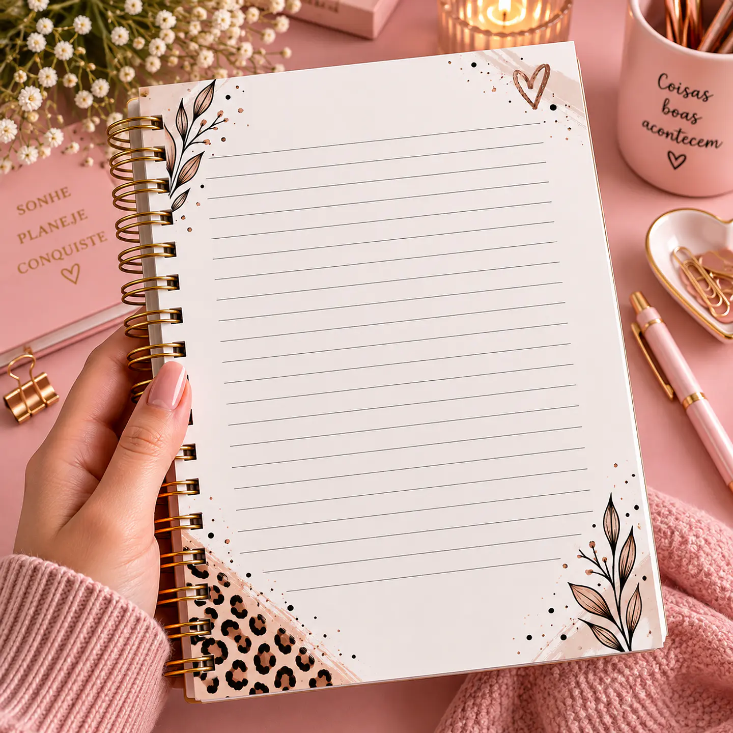 Arquivo Caderno de Anotações Mulher Incrível 2