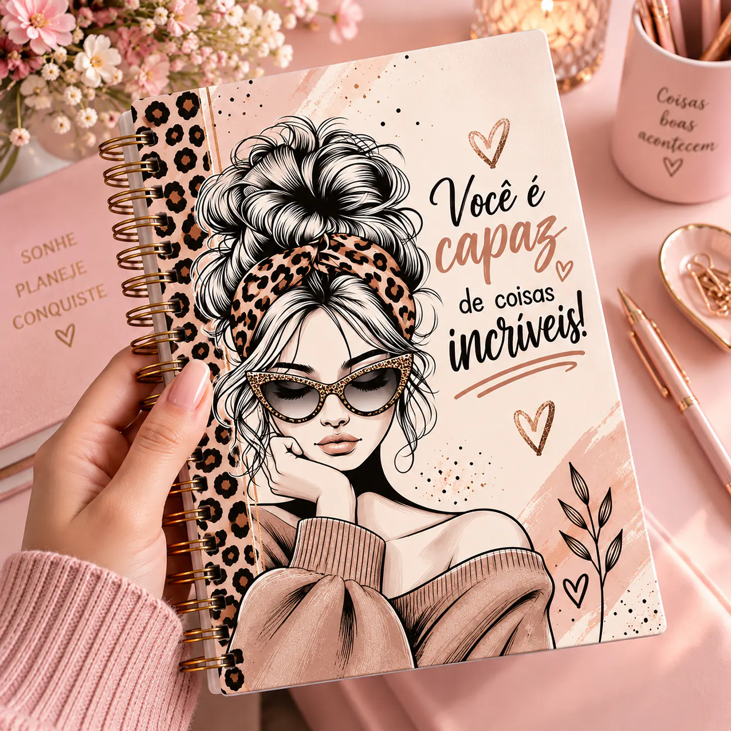 Arquivo Caderno de Anotações Mulher Incrível 3