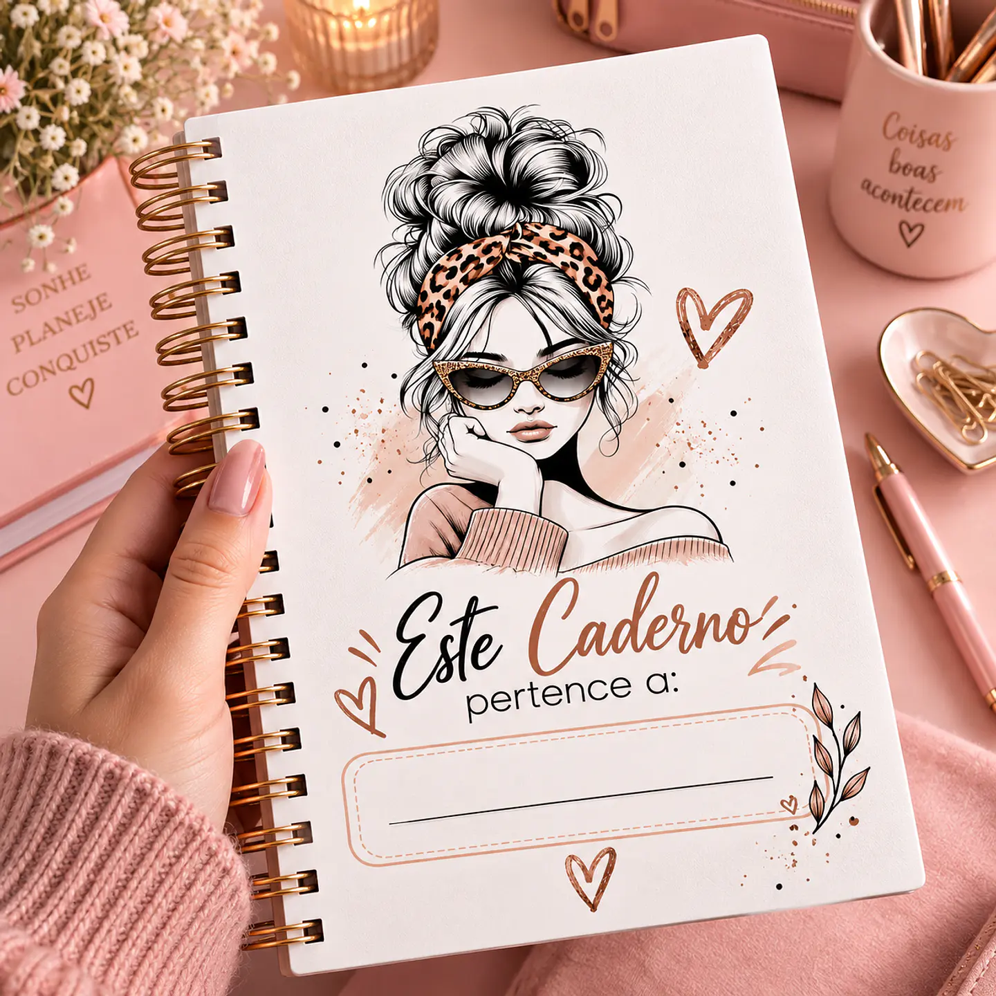 Arquivo Caderno de Anotações Mulher Incrível 5