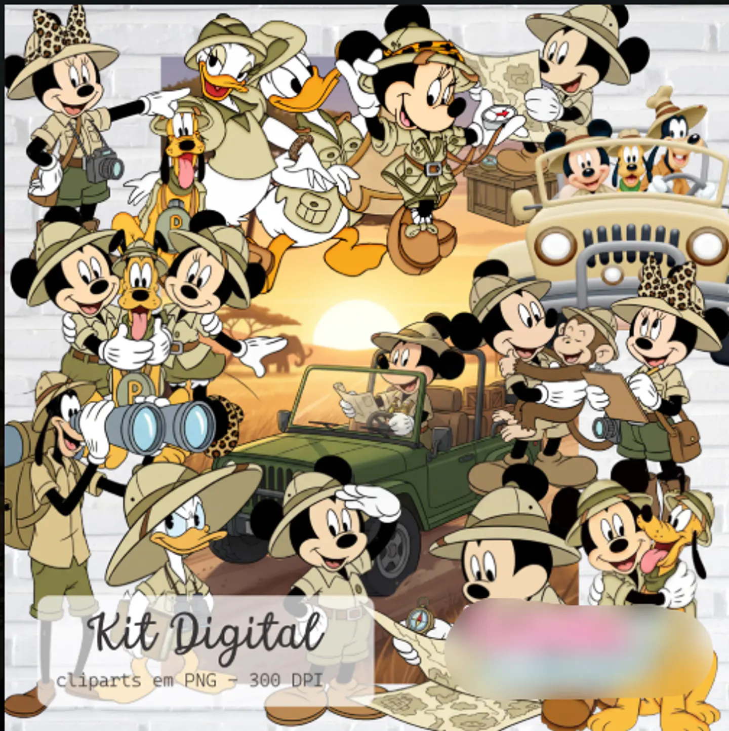 Kit Digital Mickey Safari 1