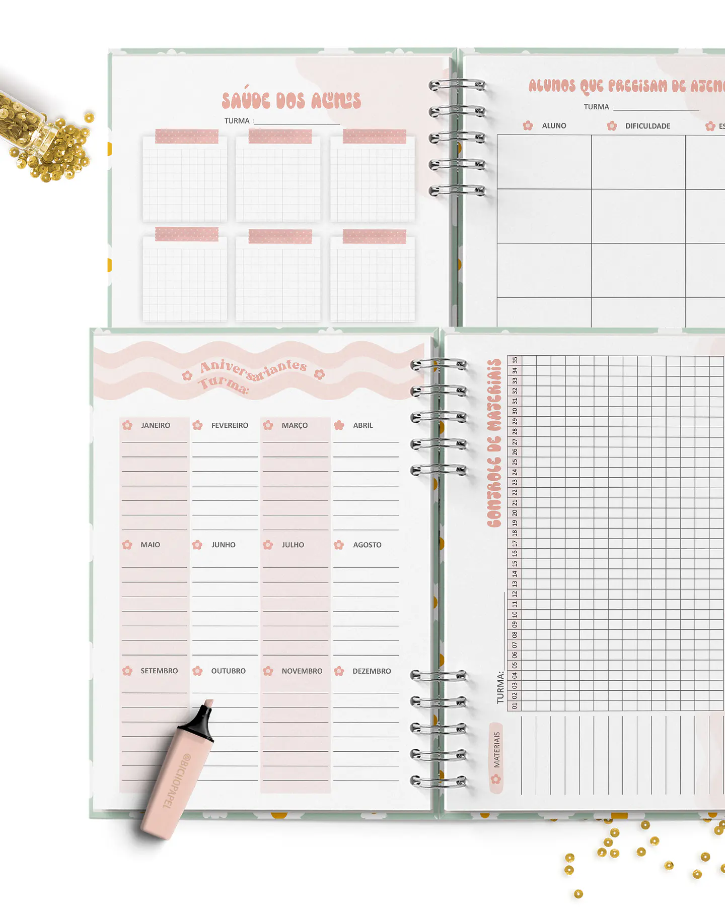 Arquivo Dia dos Professores - Planner Permanente Retrô 4