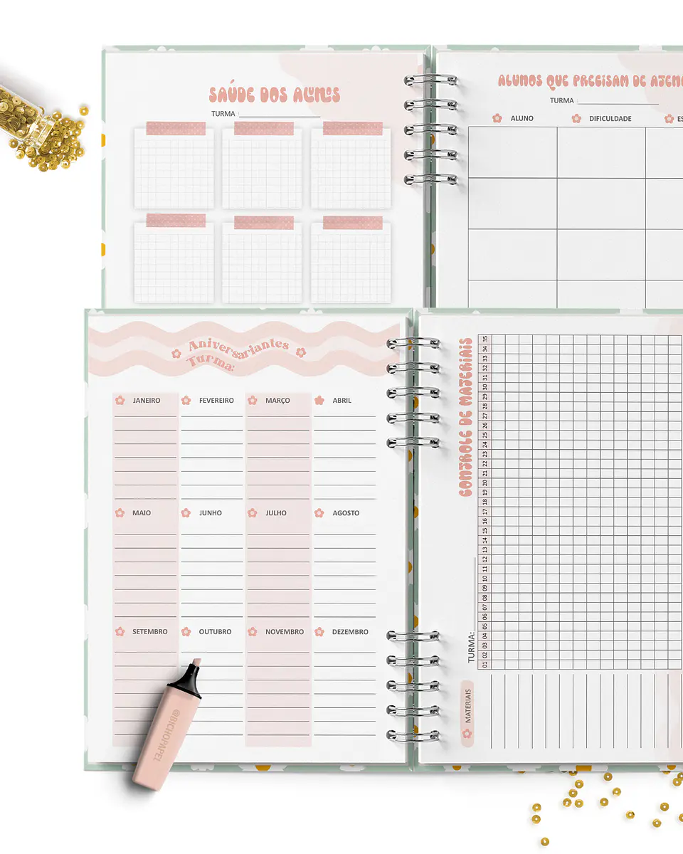 Arquivo Dia dos Professores - Planner Permanente Retrô 4