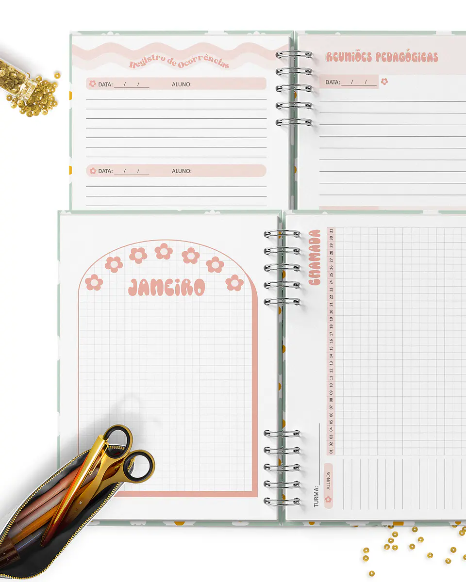 Arquivo Dia dos Professores - Planner Permanente Retrô 6
