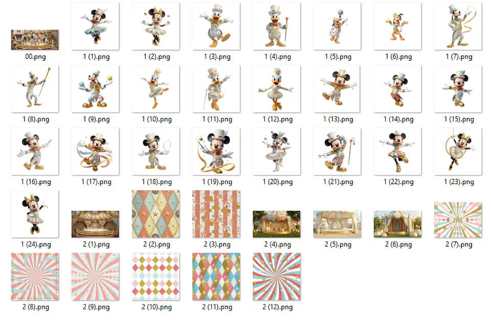 Kit Digital Cirdo do Mickey 2