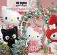 Kit Digital Hello Kitty Jardim Vermelho - Thumbnail 1