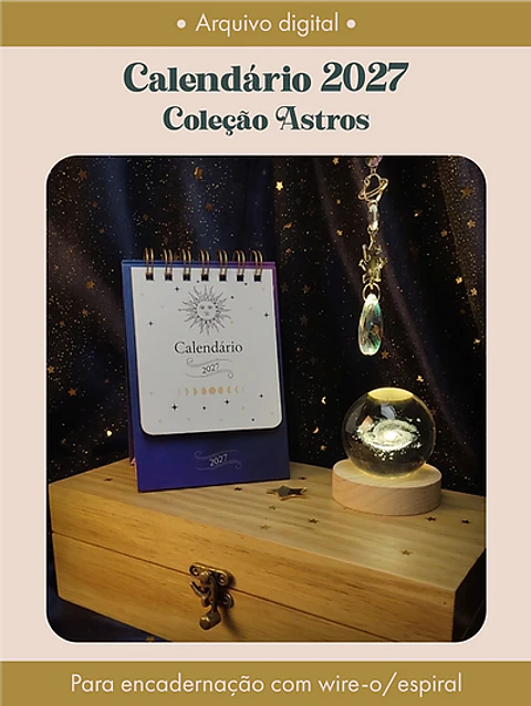 Arquivo Calendário 2027 Coleção Astros
