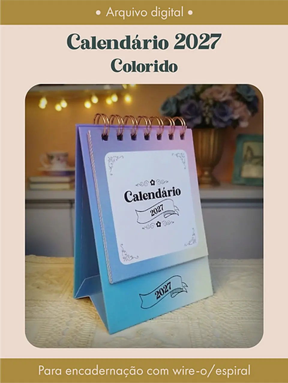 Arquivo Calendário 2027 Colorido 1
