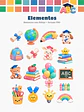 Kit Digital Formatura ABC 2026 Combo Ilustracoes e Papeis - Thumbnail 5