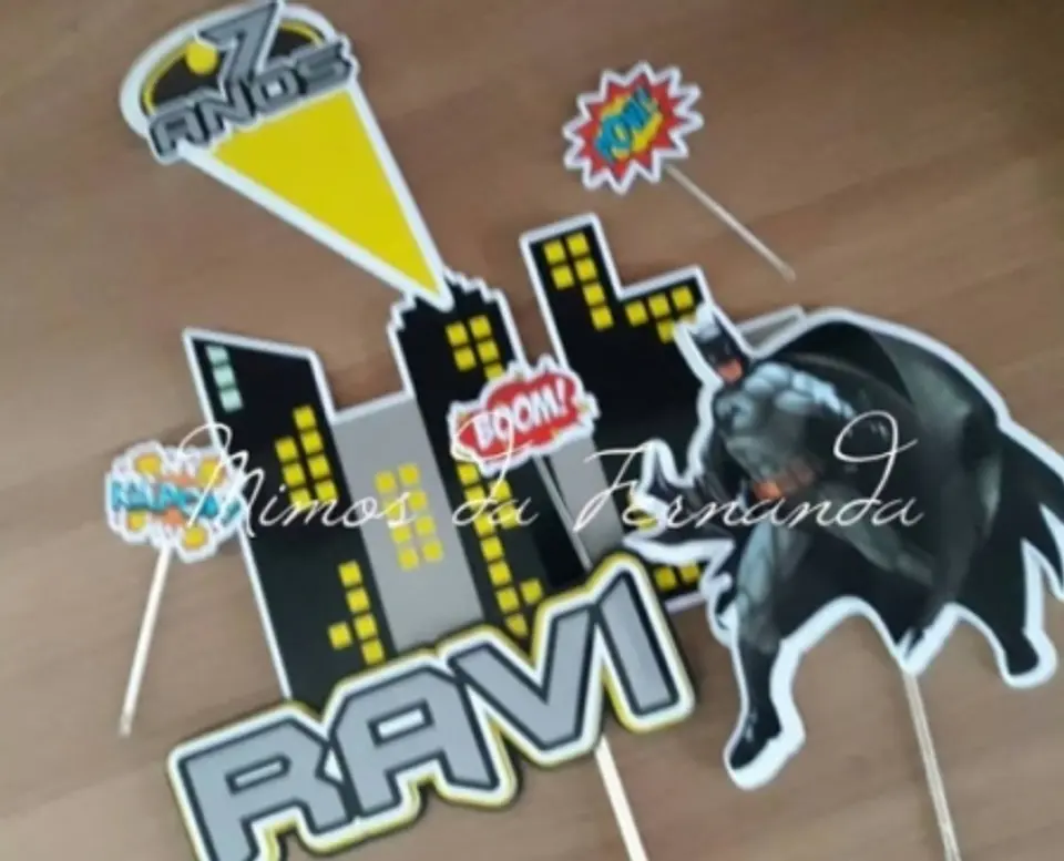 Arquivo Topo de Bolo Batman 1