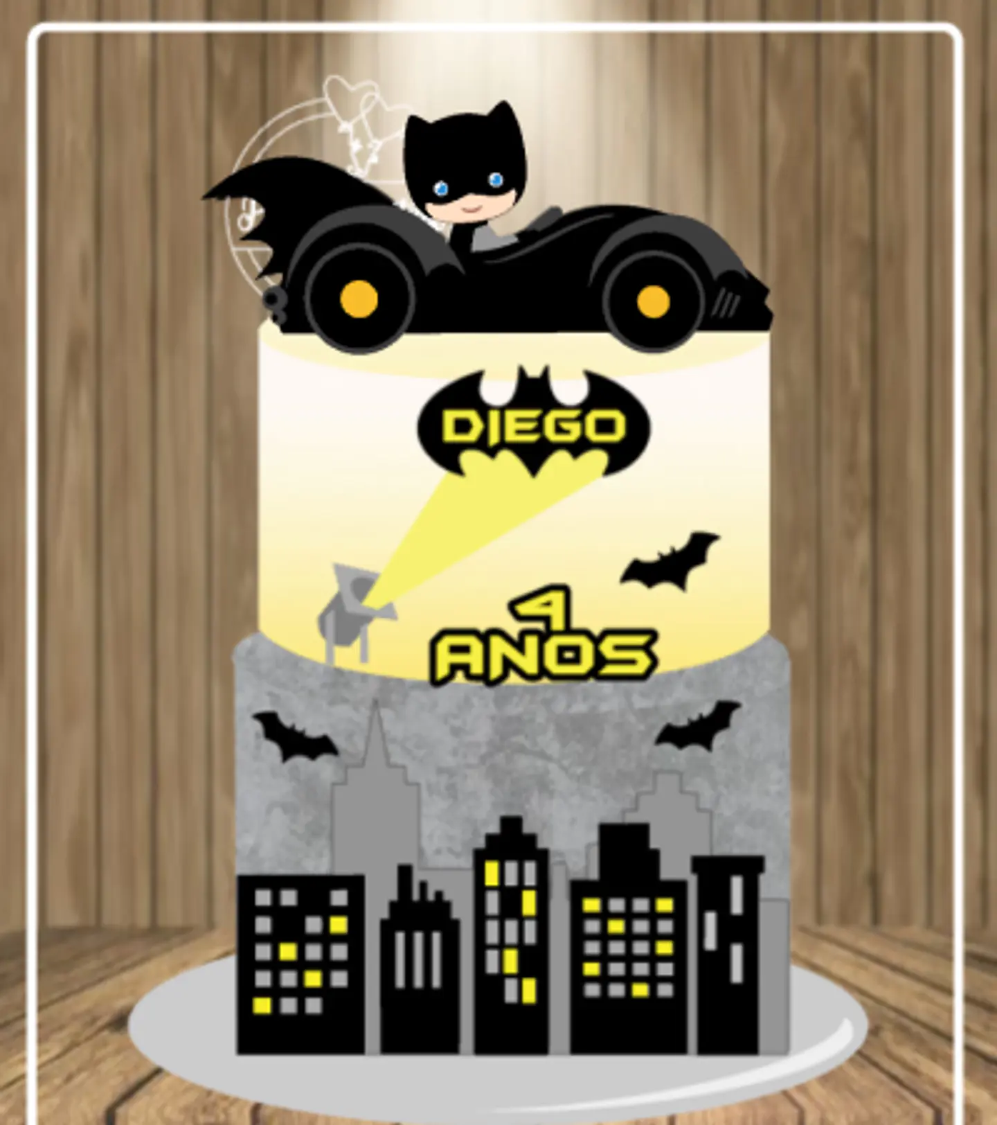 Arquivo Topo de Bolo Batman Baby  1