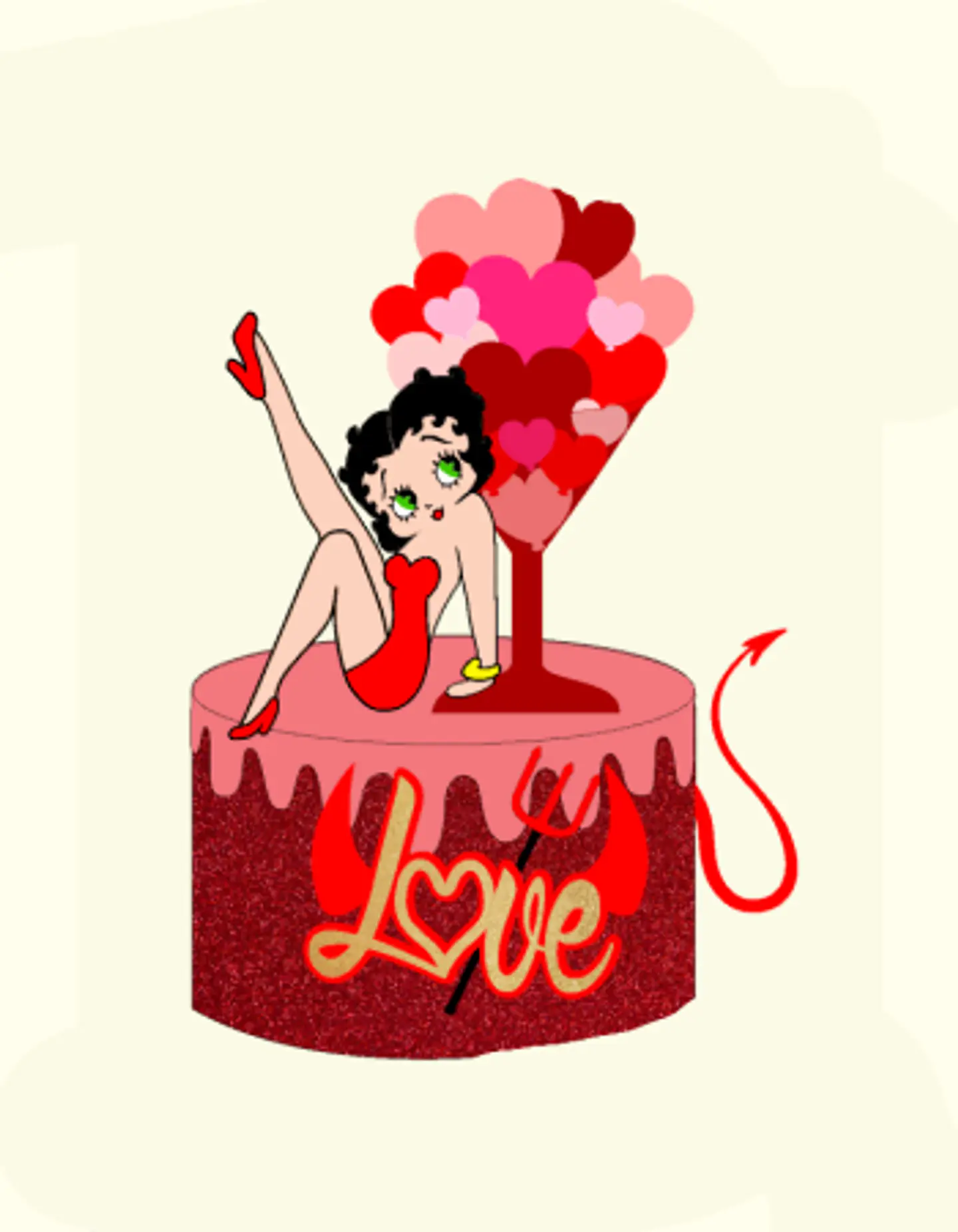 Arquivo Topo de Bolo Betty Boop 1