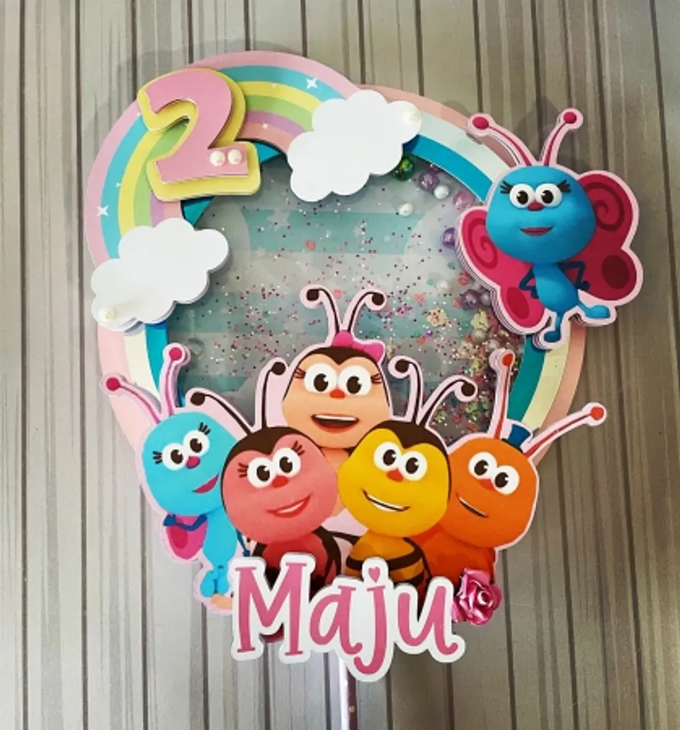 Arquivo Topo de Bolo BICHIKIDS SHAKER 1