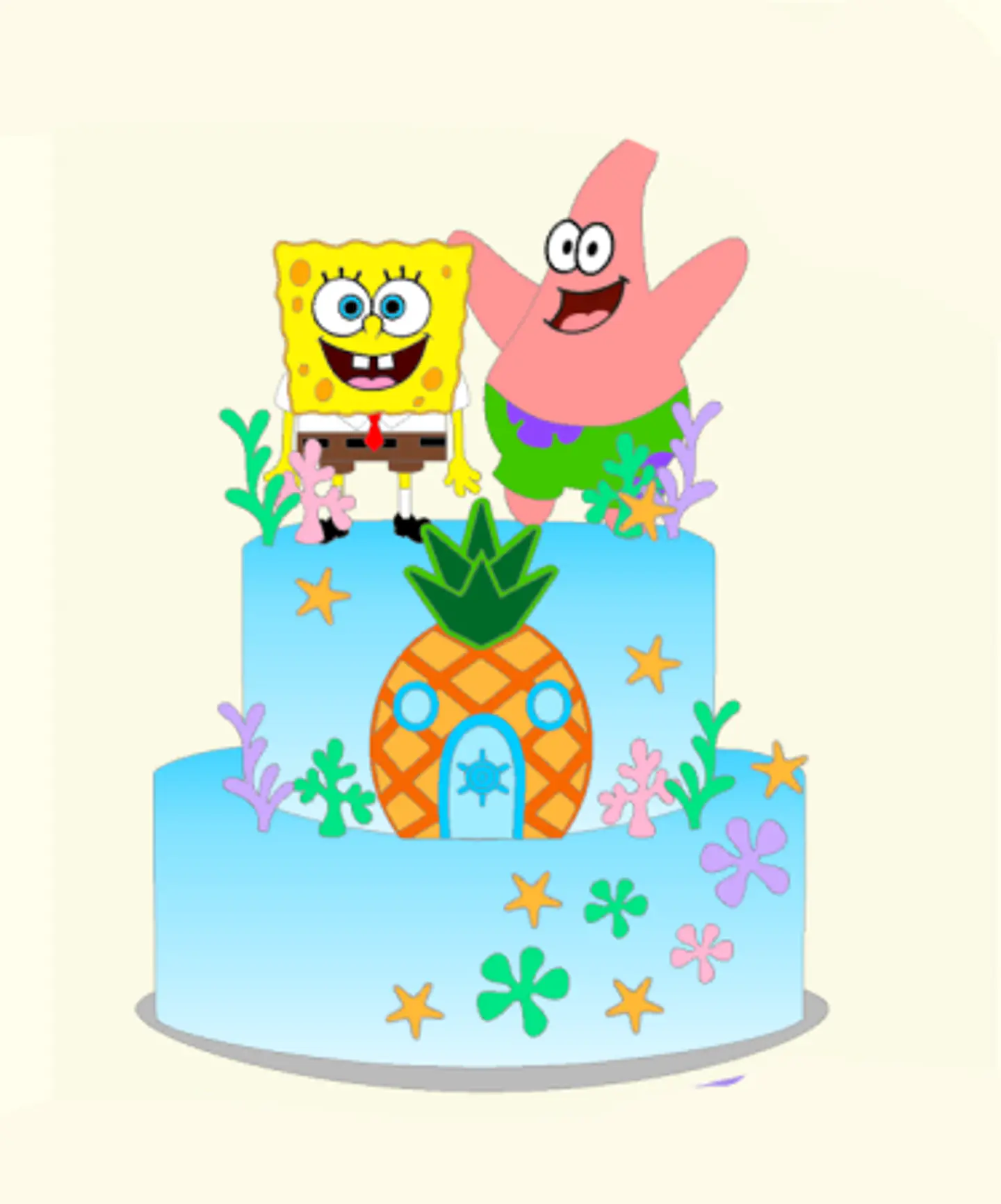Arquivo Topo de Bolo  Bob Esponja em Camadas 1