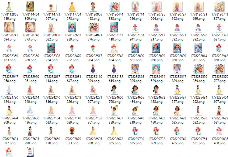 Kit Digital Princesas Disney 2