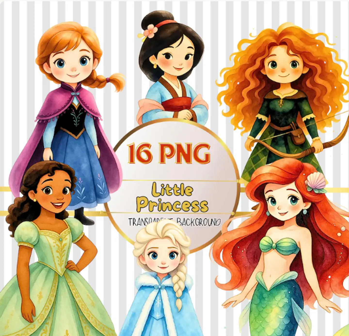 Kit Digital Princesas Disney 1