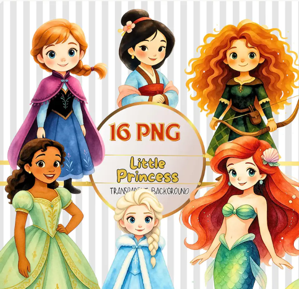 Kit Digital Princesas Disney 1