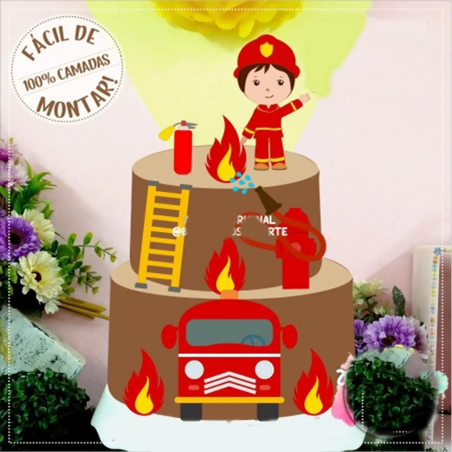 Arquivo Topo de Bolo Bombeiros em Camadas 1