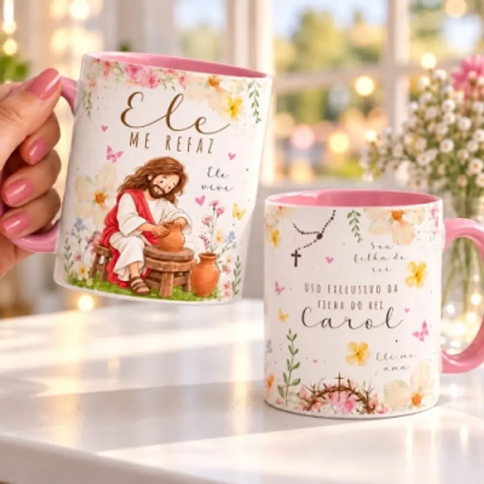 Arquivo Caneca Ele me Refaz 1