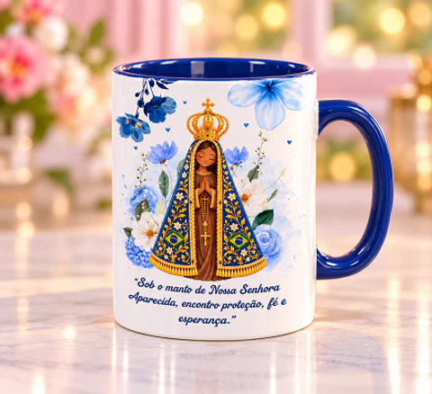 Arquivo Caneca Nossa Senhora Aparecida